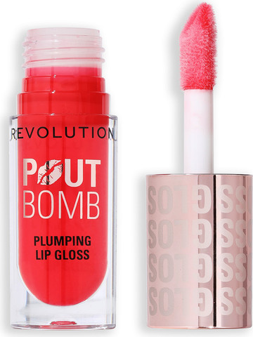 POUT BOMB PLUMPING גלוס - CHERRY SHEER RED