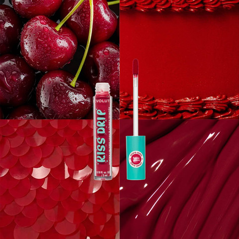 KISSDRIP WATER ליפ טינט - CHERRY GLACE