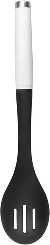 כף מחוררת KitchenAid קיטשן אייד Classic Slotted Spoon KCG004OHWHE לבן