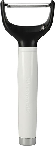 קולפן Y כולל מכסה מגן KitchenAid קיטשן אייד Stainless Steel Y Peeler KCG145OHWHE לבן