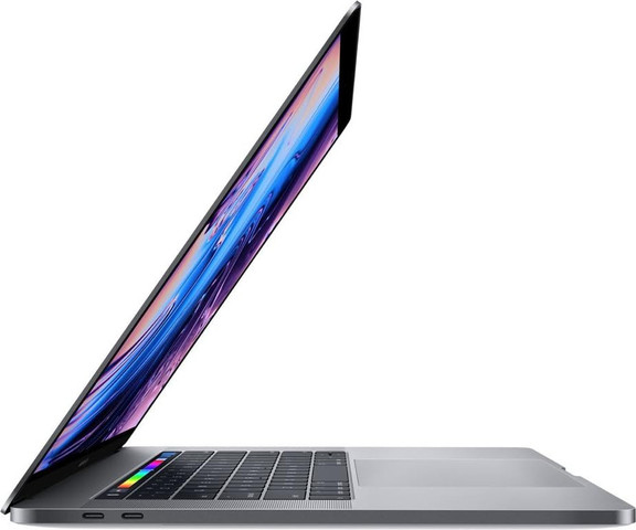 מחשב נייד Apple MacBook Pro 15 דגם A1990 מעבד i7 זיכרון 16GB נפח דיסק SSD - מחודש צבע אפור Space Grey