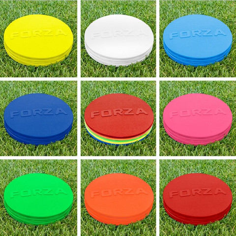 דיסקיות סימון (10 יח') 5 צבעים FORZA Flat Disc Markers