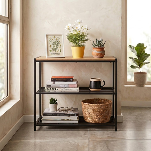כוננית מדפים 3 קומות – SLIM STUDIO