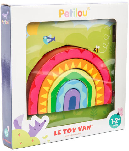 קשת עץ צבעונית לתינוקות וילדים
