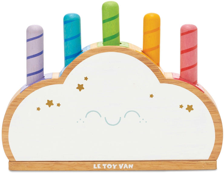 קשת בענן קופצת לתינוקות וילדים