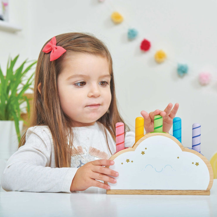 קשת בענן קופצת לתינוקות וילדים