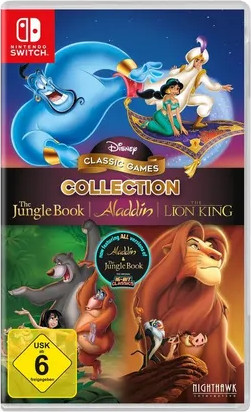משחק לנינטנדו סוויץ' - Disney Classic Games Collection - Aladdin, The Lion King, The Jungle Book