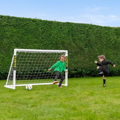 שער כדורגל נייד (פרופיל עגול)  FORZA Football Goal Post 6X4FT