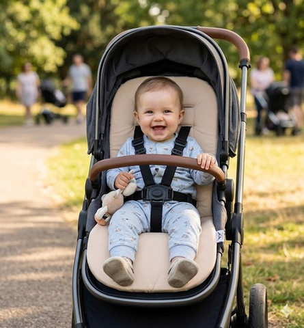 מזרן לעגלה או טיולון Baby Boss Comfi Cush - צבע בז'