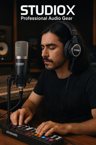 אוזניות אולפן סגורות STUDIOX MH50