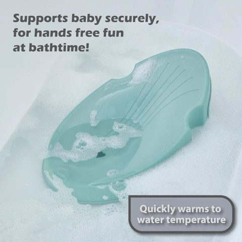 מושב דפני רחצה ארגונומי לתינוק דגם Newborn Baby Bath Support צבע אפור