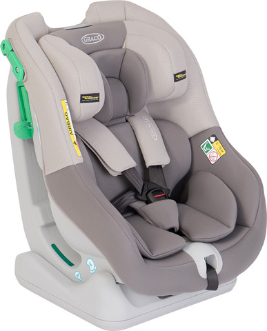 כסא בטיחות מלידה עד 105 סמ צר במיוחד דגם Extend LX R129 צבע nickel