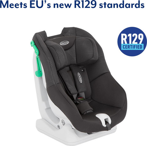כסא בטיחות מלידה עד 105 סמ צר במיוחד דגם Extend LX R129 צבע nickel