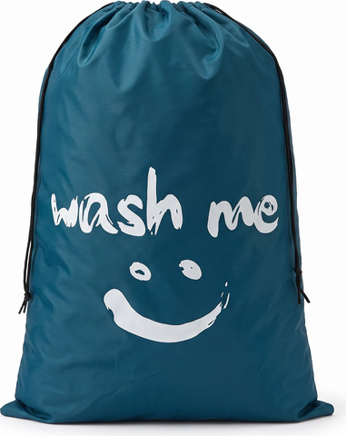 שק כביסה מעוצב ועמיד במים WASH ME כחול