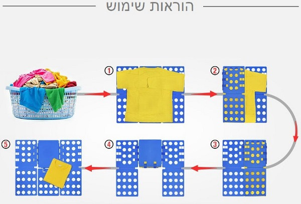 מקפל בגדים לבגדי מבוגרים
