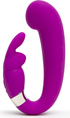 HAPPY RABBIT - MINI G-SPOT CURVE VIBE מיני ויברטור כפול קומפקטי לנקודת ה-G
