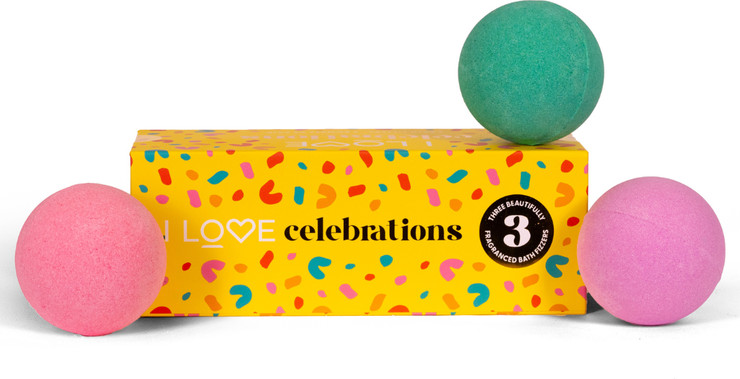 פצצת אמבטיה Celebrations Bath Fizzers