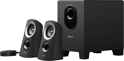 רמקולים למחשב Logitech Z313 2.1 - צבע שחור