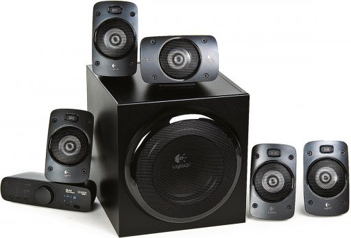 מערכת רמקולים Logitech Z906 5.1 Surround Sound - הספק 1000W ואישור THX מקצועי