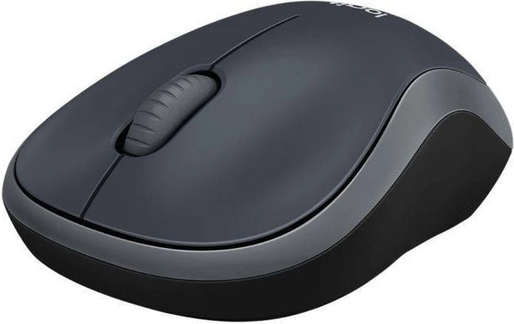 Logitech Wireless Mouse M185 Retail בצבע אפור 910-002235