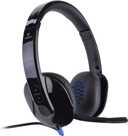 אוזניות ‏חוטיות Logitech H540
