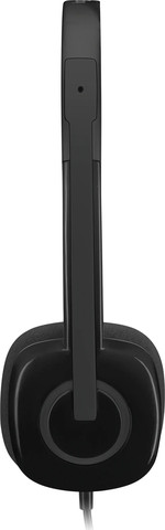 אוזניות סטריאו Logitech H151 בצבע שחור
