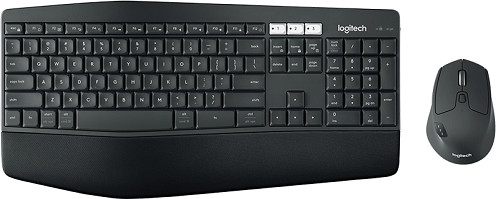 סט מקלדת ועכבר אלחוטיים Logitech Performance MK850 Multi-Device Bluetooth Easy-Switch Graphite Heb/Eng