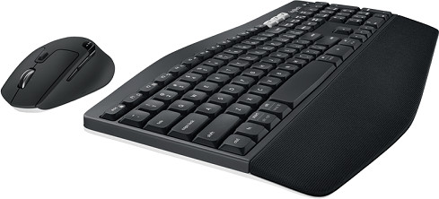 סט מקלדת ועכבר אלחוטיים Logitech Performance MK850 Multi-Device Bluetooth Easy-Switch Graphite Heb/Eng