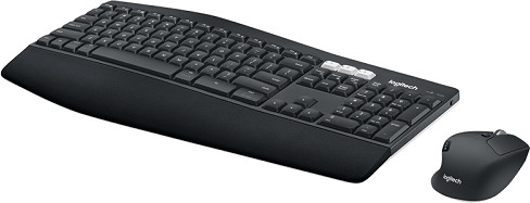 סט מקלדת ועכבר אלחוטיים Logitech Performance MK850 Multi-Device Bluetooth Easy-Switch Graphite Heb/Eng