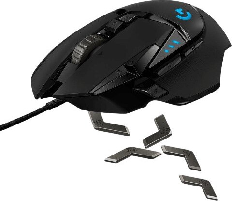 עכבר גיימינג חוטי Logitech G502 Hero צבע שחור