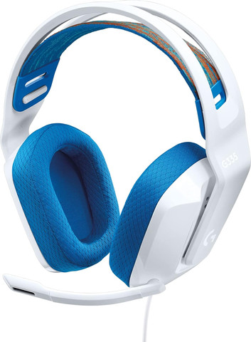 אוזניות גיימינג חוטיות Logitech G335 White