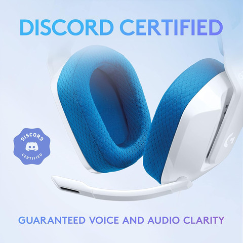 אוזניות גיימינג חוטיות Logitech G335 White