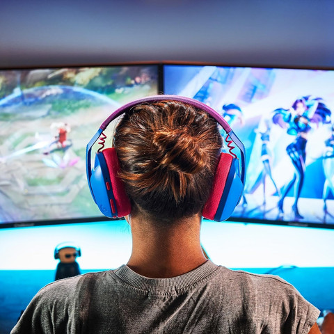 אוזניות גיימינג אלחוטיות Logitech G435 Wireless Blue