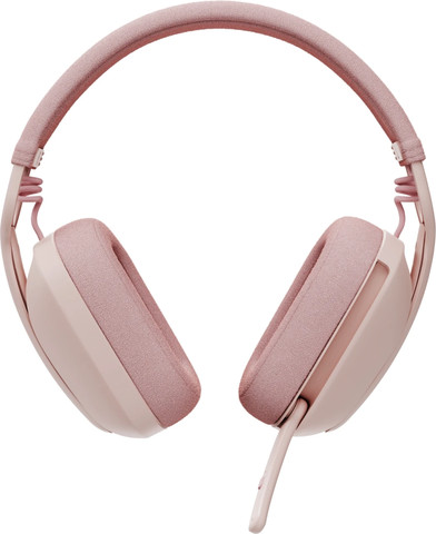 אוזניות Logitech Zone Vibe 100 Bluetooth בצבע ורד Rose