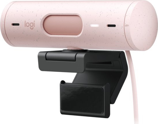 מצלמת רשת Logitech Brio 500 Full HD 1080p - צבע ורוד