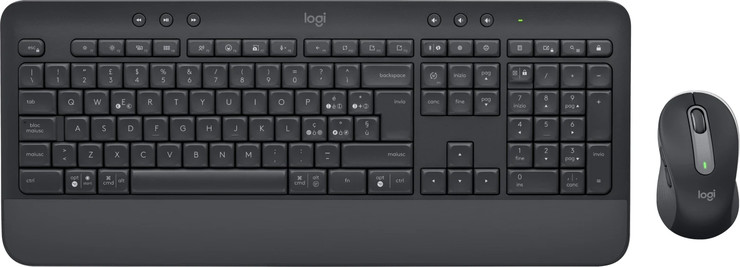 מקלדת ועכבר אלחוטיים Logitech Signature MK650 Combo For Business Graphite