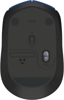 עכבר אלחוטי Logitech M171 - צבע כחול / אפור