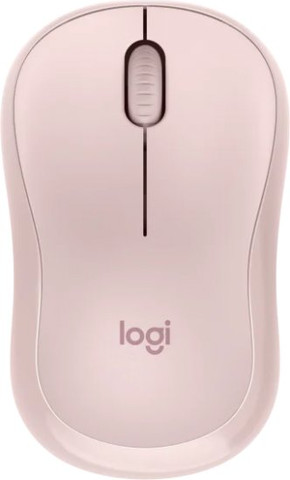 עכבר אלחוטי שקט Logitech M240 Silent Bluetooth Mouse 1000 DPI ורוד קישוריות בלוטות' ועיצוב ארגונומי