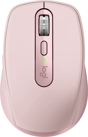עכבר אלחוטי פרימיום Logitech MX Anywhere 3S Wireless Mouse 8K DPI ורוד גלילת MagSpeed