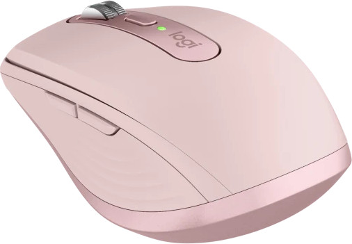 עכבר אלחוטי פרימיום Logitech MX Anywhere 3S Wireless Mouse 8K DPI ורוד גלילת MagSpeed
