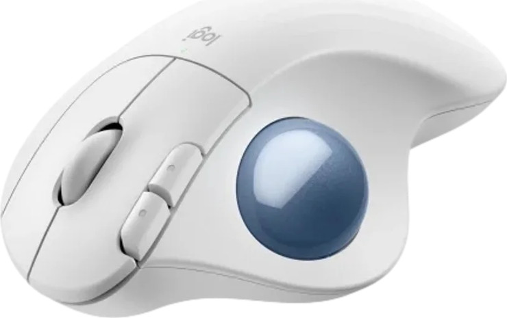עכבר ארגונומי בצבע אופווייט LOGITECH ERGO M575S WIRELESS TRACKBALL