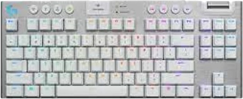 מקלדת גיימינג LIGHTSPEED Gaming Keyboard-WHITE-2.4GHZ/BT- TAC