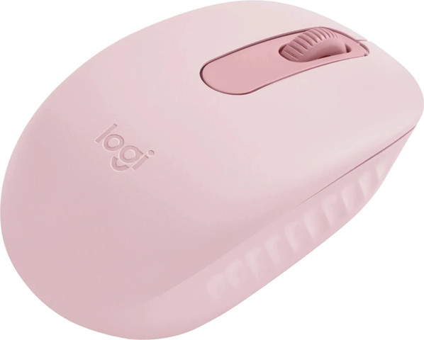 עכבר אלחוטי Logitech M196 Bluetooth בצבע ורוד