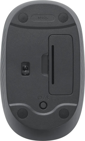 עכבר אלחוטי Logitech M196 Bluetooth בצבע גרפיט