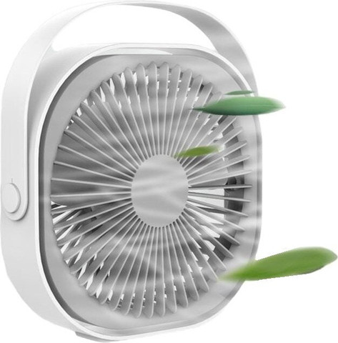מאוורר נייד שולחני  נטען +רצועה נשיאה