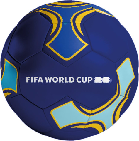 כדורגל מונדיאל כחול צהוב FB40 – FIFA WORLD CUP 2026