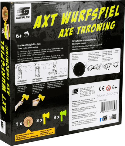 משחק זריקת גרזן SUNFLEX AXE THROWING GAME