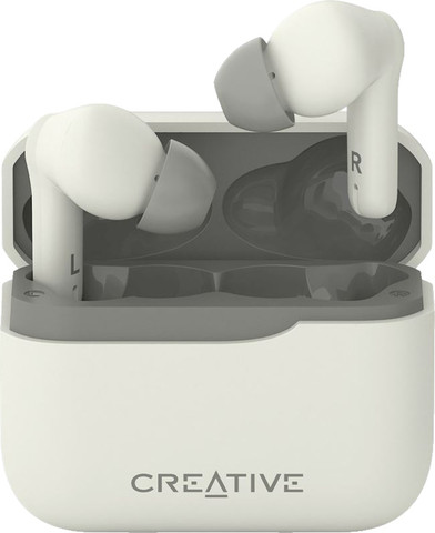 אוזניות TWS אלחוטיות Creative קריאייטיב Zen Air Plus קרם