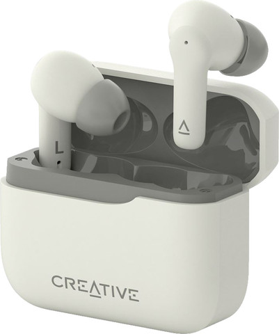 אוזניות TWS אלחוטיות Creative קריאייטיב Zen Air Plus קרם