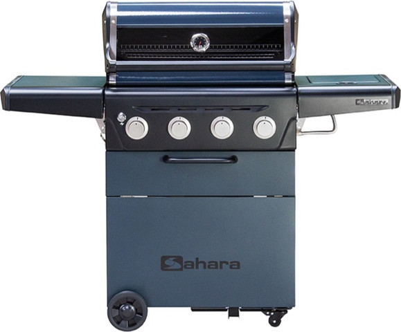 גריל גז 4 מבערים + כירת צד דגם X450 66,000 BTU מבית המותג Sahara